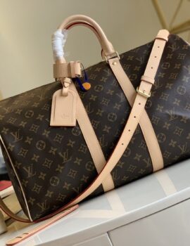 Louis Vuitton Keepall Bandouliere 45 Monogram Canvas For Women, Women’s Handbags, Travel Bags 17.7in/45cm LV M41418