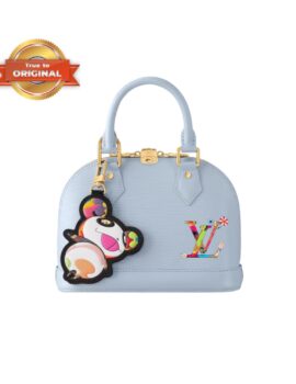 [True-to-ORIGINAL] Louis Vuitton LV x TM Alma BB Bag Washed Blue For Women 23.5cm/9.3in – M14197