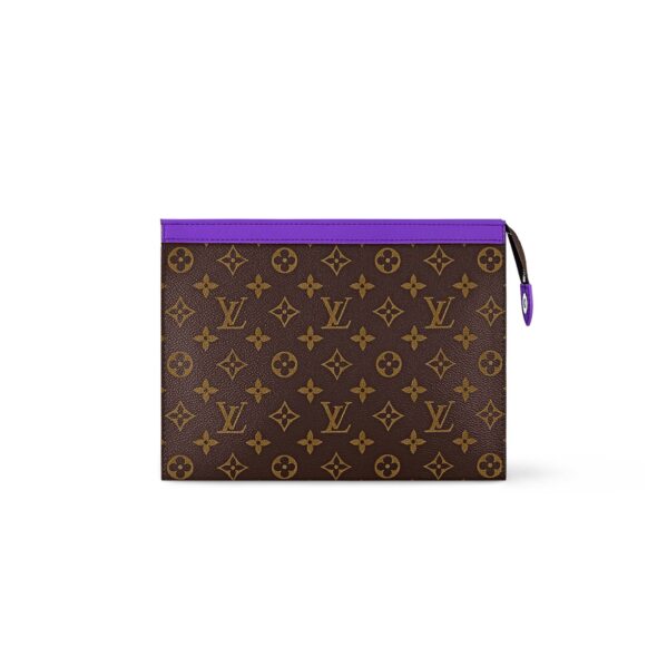 Louis Vuitton Pochette Voyage MM Pouch Bag Violet For Women 10,6in/27cm M82859