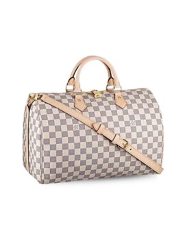 Louis Vuitton Speedy Bandouliere 35 White For Women 13.8in/35cm N41372
